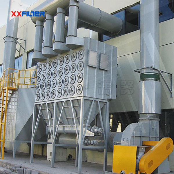 960㎡過(guò)濾面積大風(fēng)量濾筒除塵器